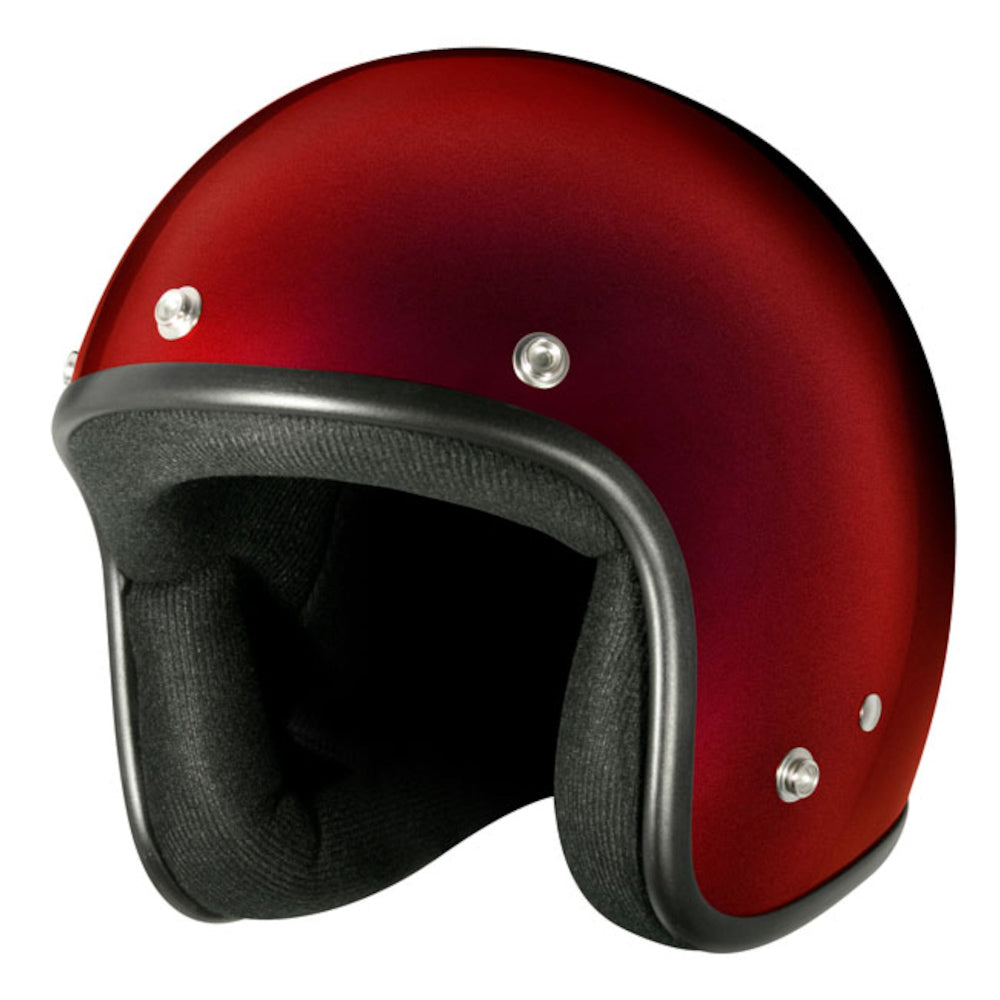 M2R 225 Classic Open Face Jet Style Helmet - Candy Red - 2XL #1001822
