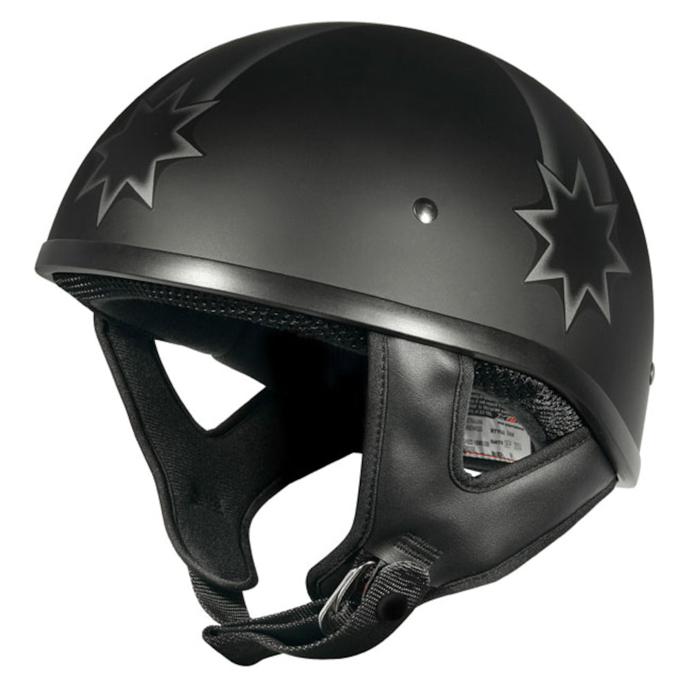 M2R Rebel Classic shorty open face helmet - Last Stand - S #1113599