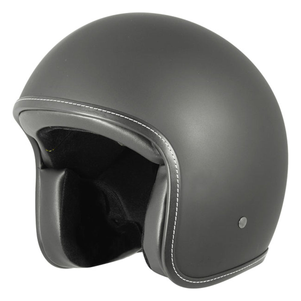 M2R 225 Classic Open Face Jet Style Helmet - Vice Matt Black - L #1114535