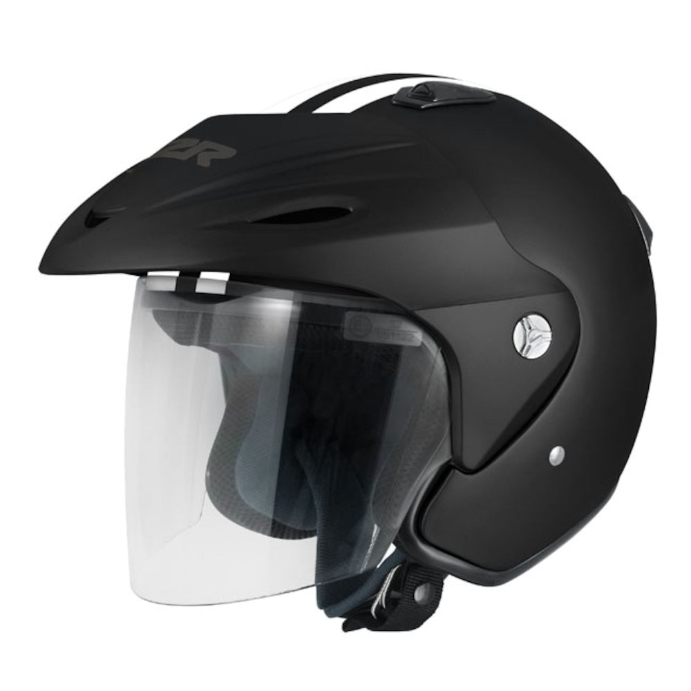 M2R 290 Lightweight Open Face Helmet Clear Visor - Urban PC-5F MB - XS #1116302