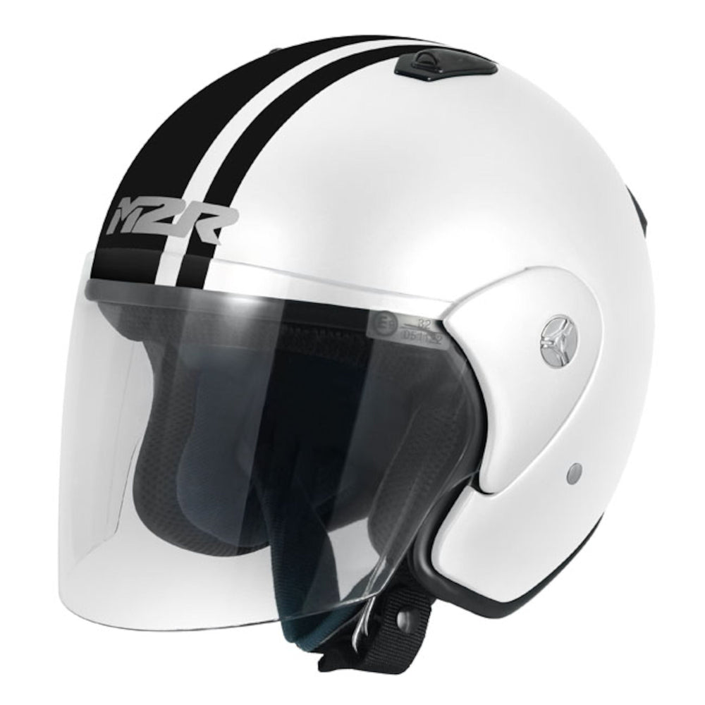 M2R 290 Lightweight Open Face Helmet Clear Visor - Urban PC-6 WHIT - XL #1116312