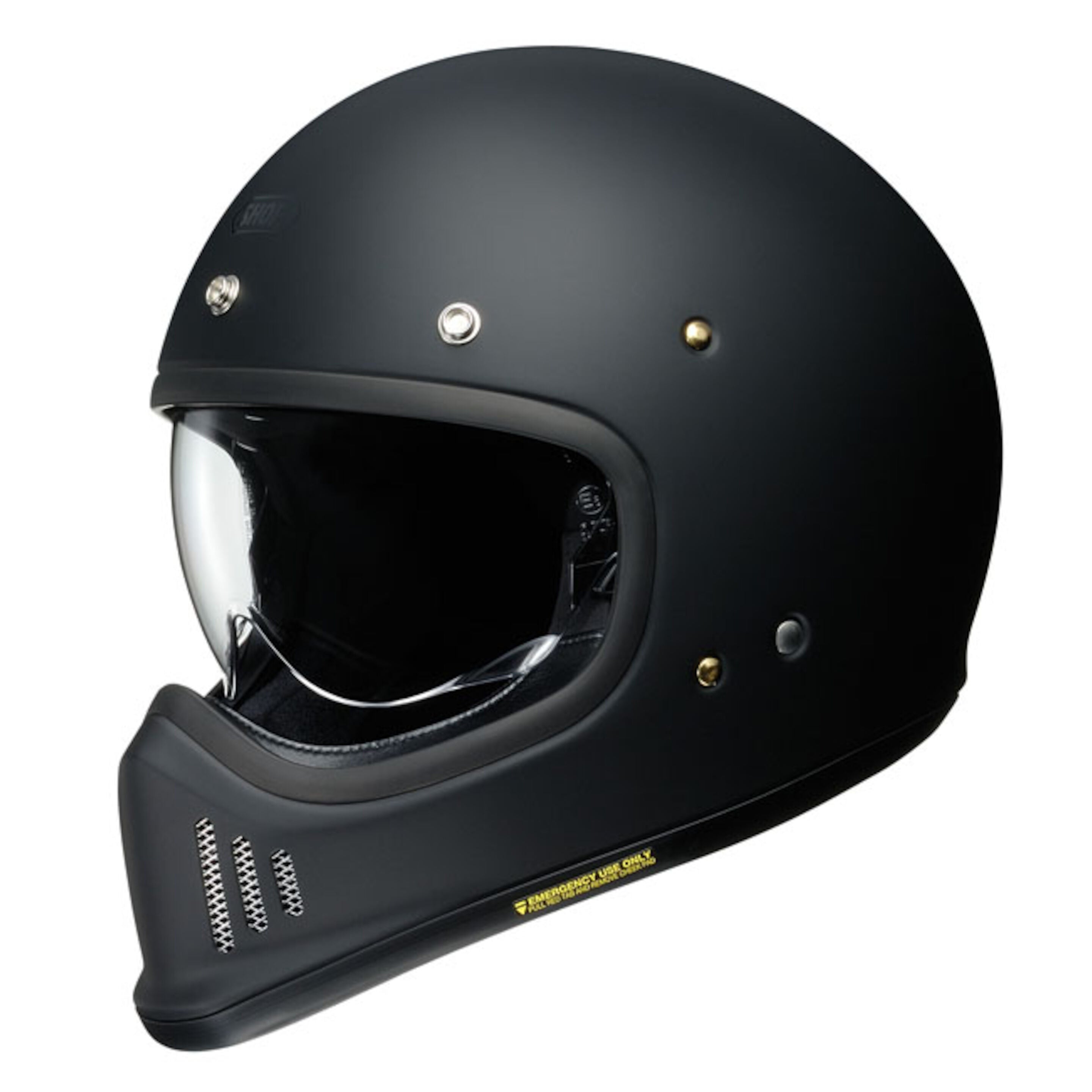 Shoei Ex-Zero Full Face Motorcycle Helmet - Matt Black - XS #1117875