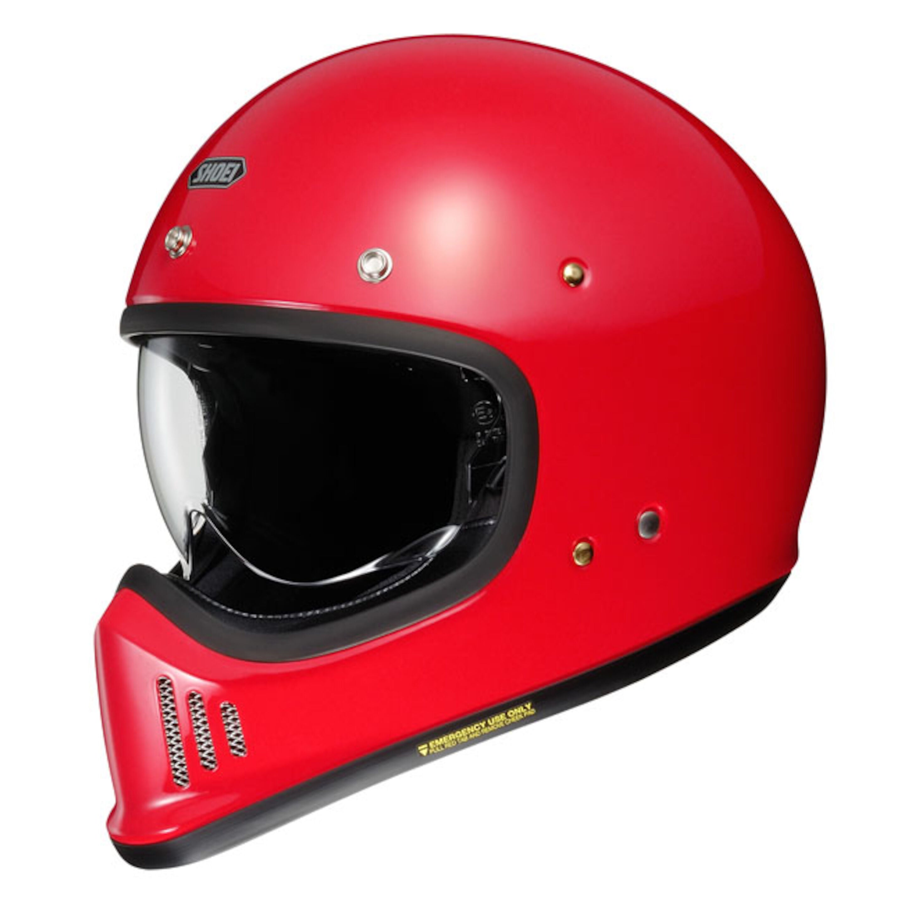 Shoei Ex-Zero Full Face Motorcycle Helmet - SHINE RED - S #1117888