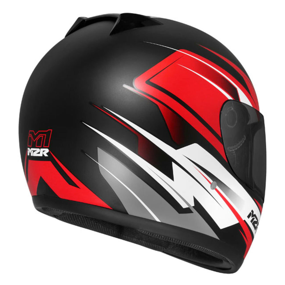 M2R M1 Full Face Motorcycle Helmet Racing ABS - CHASE PC-1F - 2XL #1118393