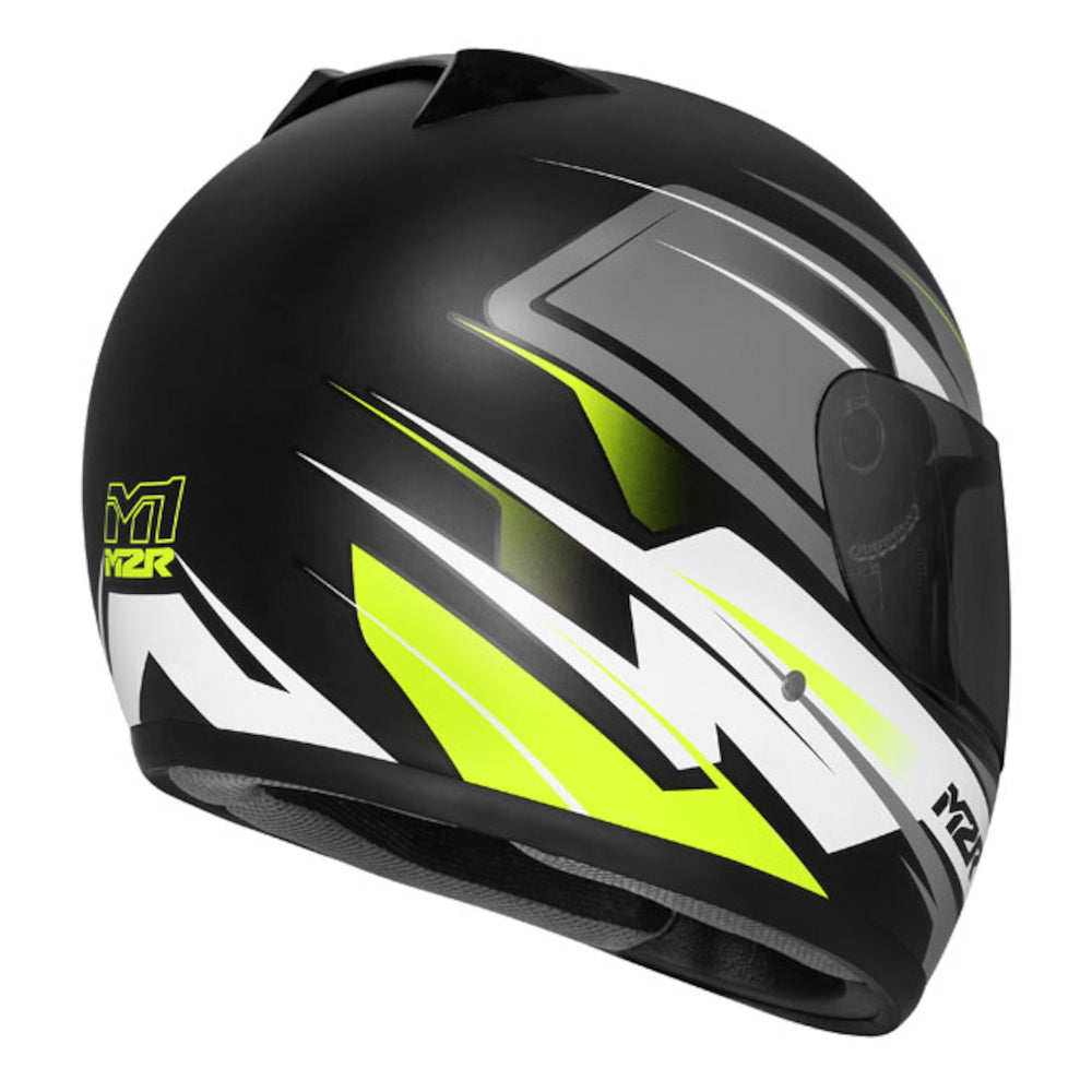 M2R M1 Full Face Motorcycle Helmet Racing ABS - CHASE PC-3F - 2XL #1118405