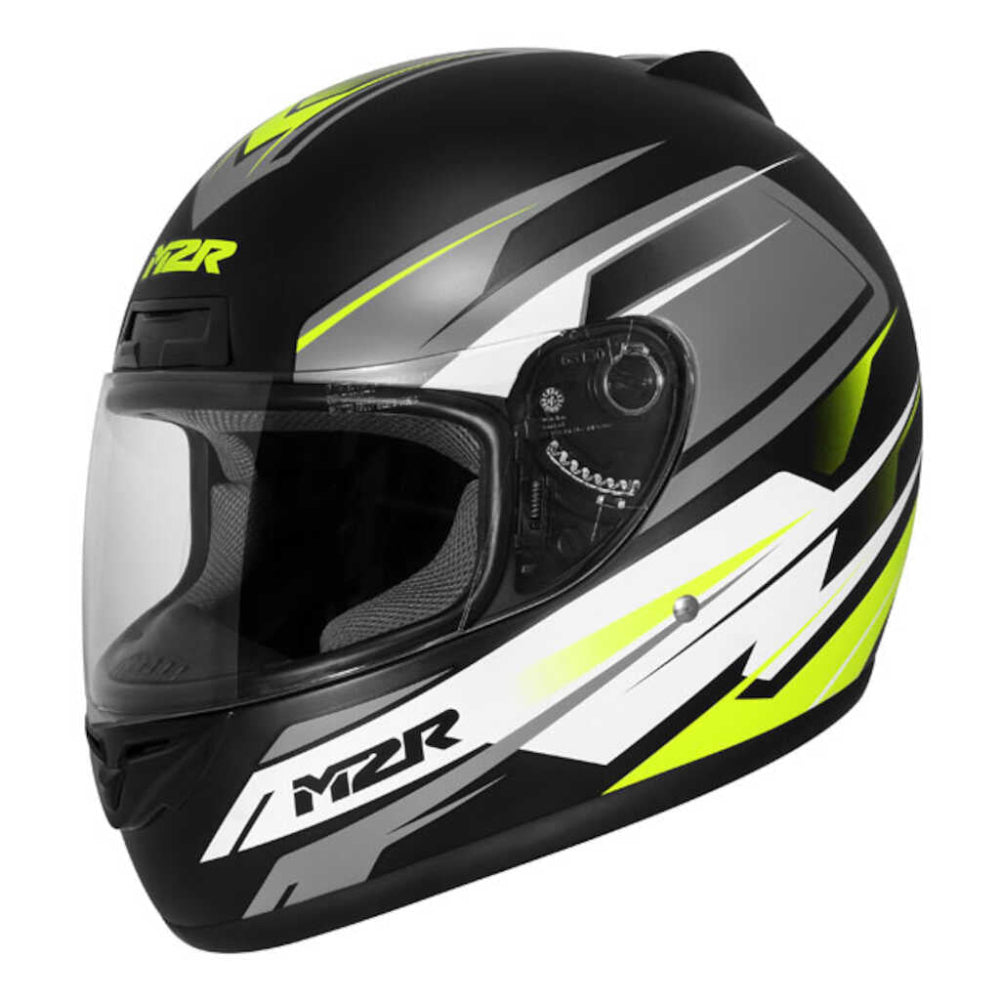 M2R M1 Full Face Motorcycle Helmet Racing ABS - CHASE PC-3F - 2XL #1118405