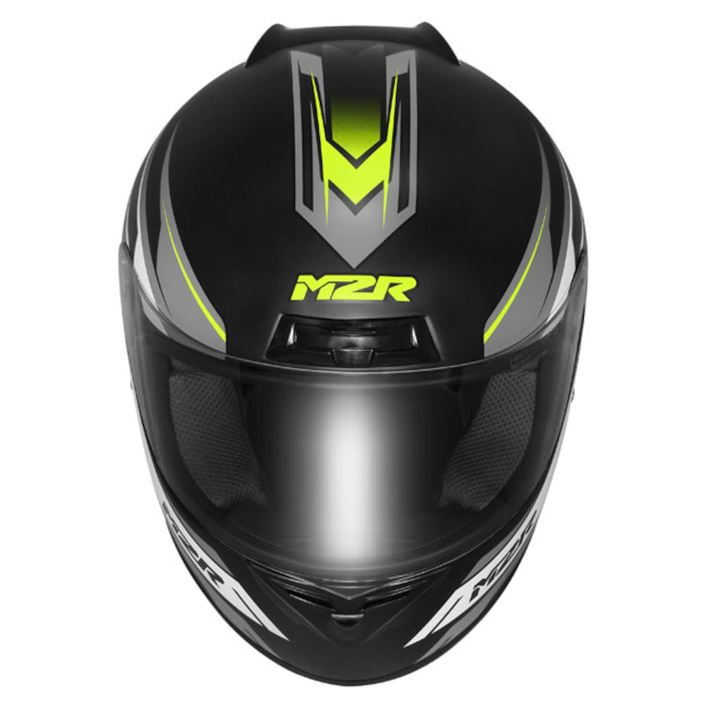 M2R M1 Full Face Motorcycle Helmet Racing ABS - CHASE PC-3F - 2XL #1118405