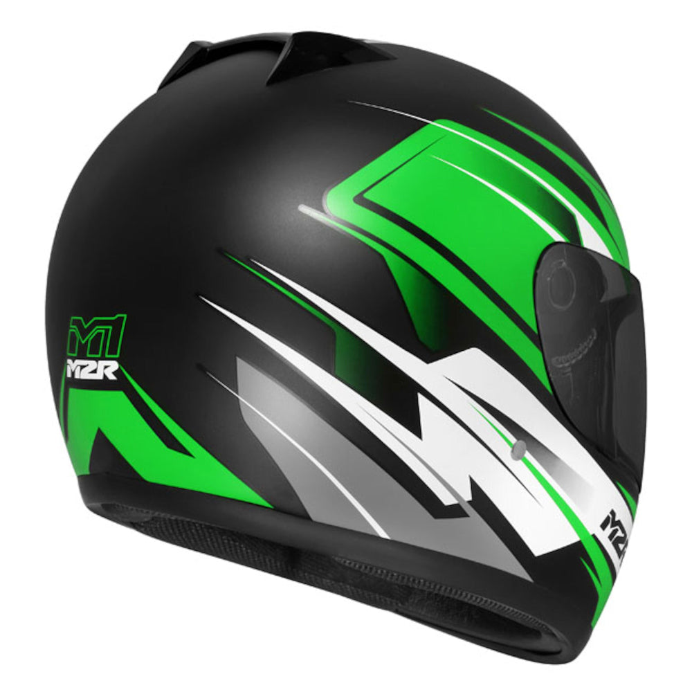 M2R M1 Full Face Motorcycle Helmet Racing ABS - CHASE PC-4F - 2XL #1118411