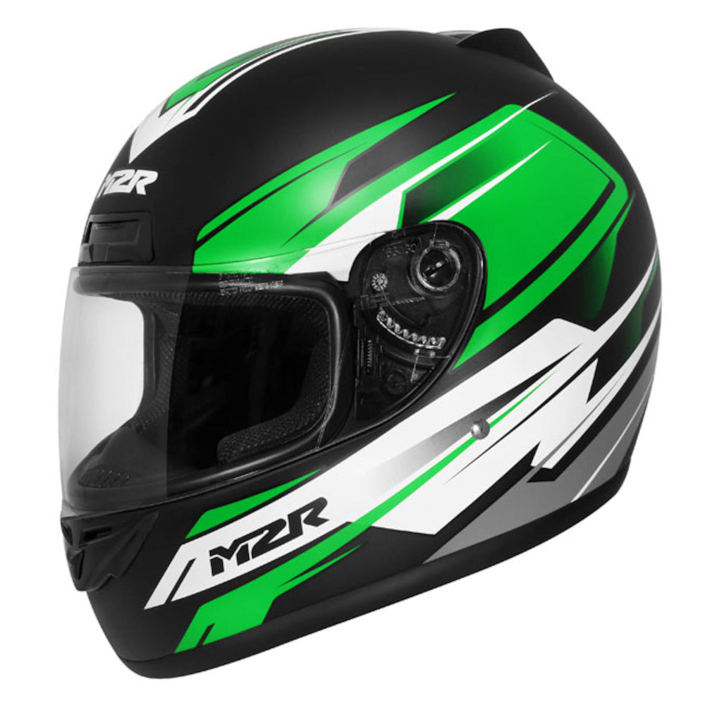 M2R M1 Full Face Motorcycle Helmet Racing ABS - CHASE PC-4F - 2XL #1118411