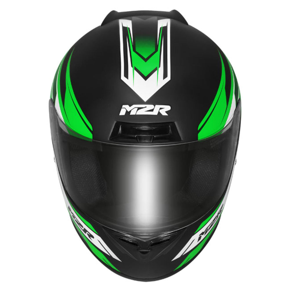 M2R M1 Full Face Motorcycle Helmet Racing ABS - CHASE PC-4F - 2XL #1118411