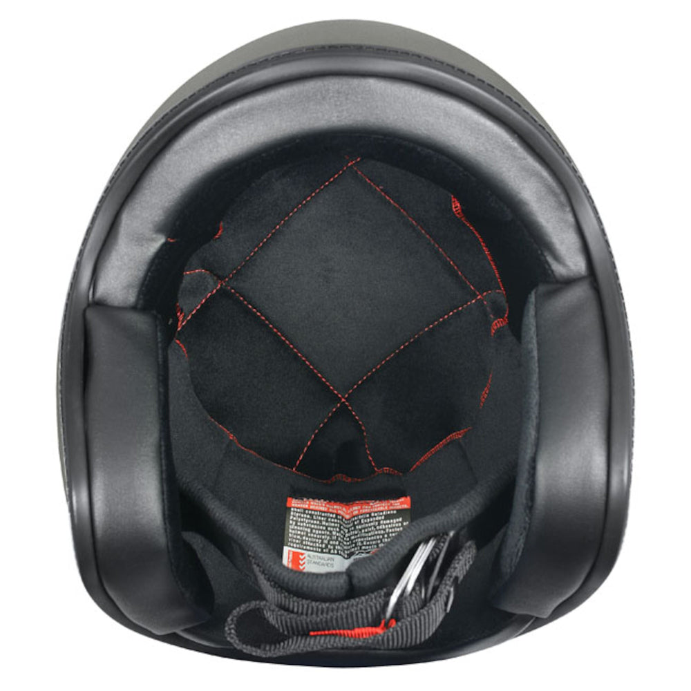 M2R 225 Classic Open Face Jet Style Helmet - Vice Titanium - XS #1119614