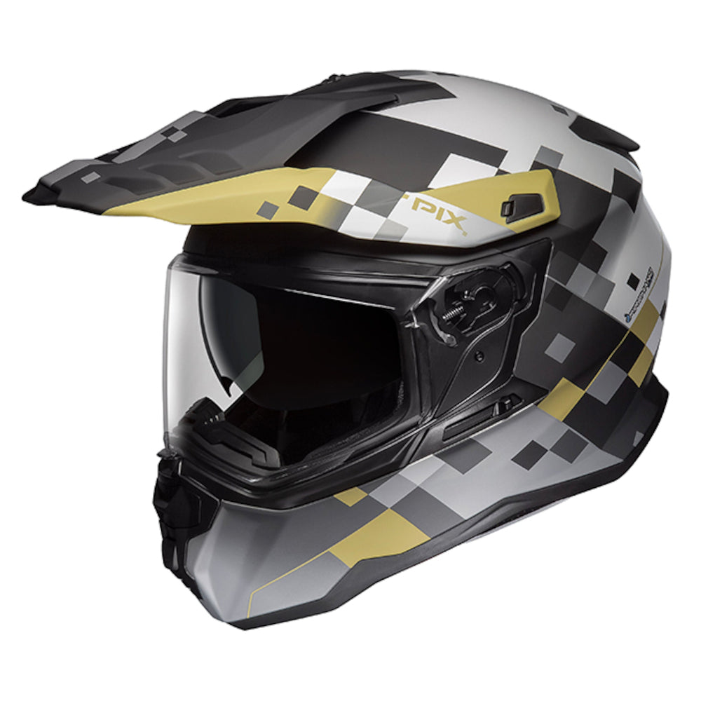 M2R Hybrid Adventure Helmet Dual Sport Touring - Pix PC-9F - XS #1121780