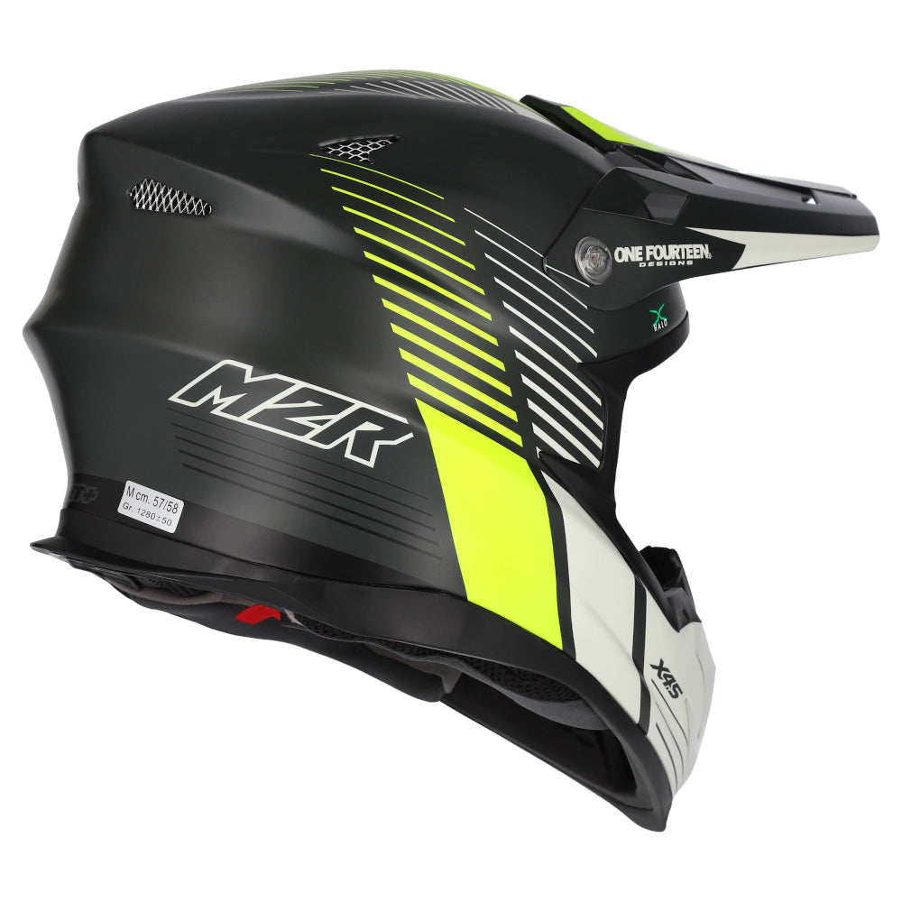 M2R X4.5 MX Motocross Off Road Motorcycle Helmet - Spectrum PC-3F - 2XL #1123785