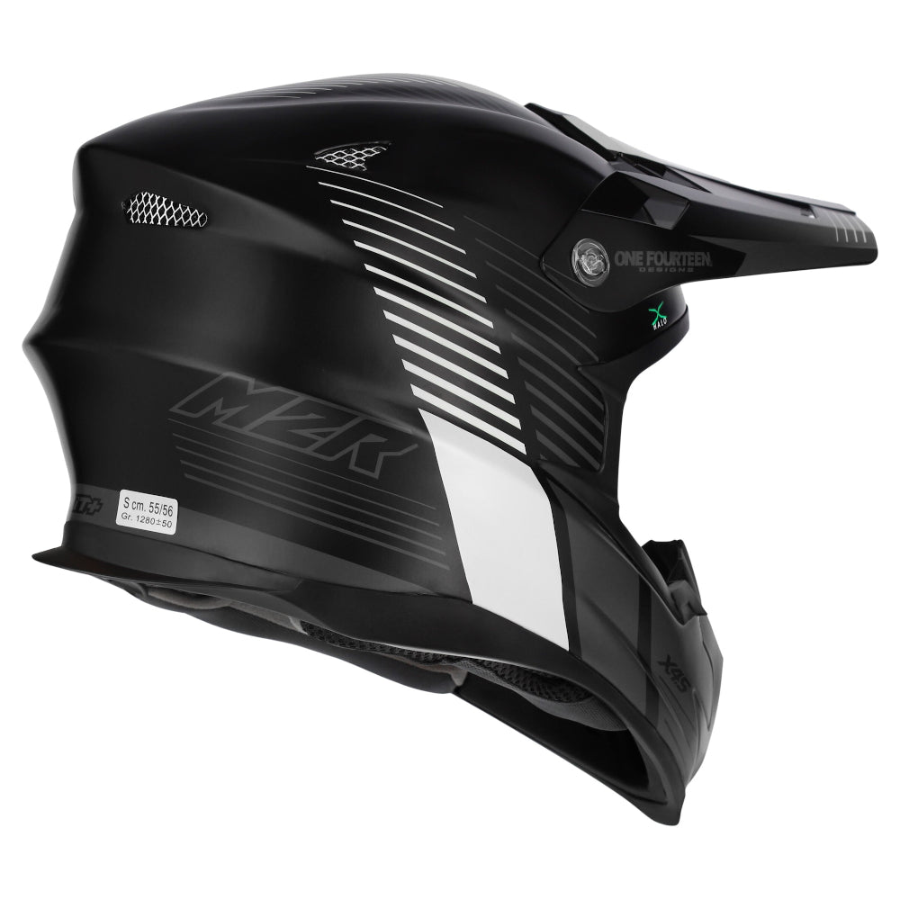 M2R X4.5 MX Motocross Off Road Motorcycle Helmet - Spectrum PC-5F - XS #1123786