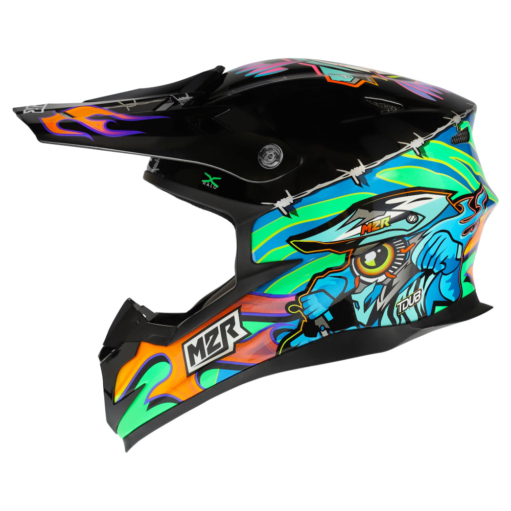 M2R X4.5 MX Motocross Off Road Motorcycle Helmet - TDUB INSIGHT - XS #1123825