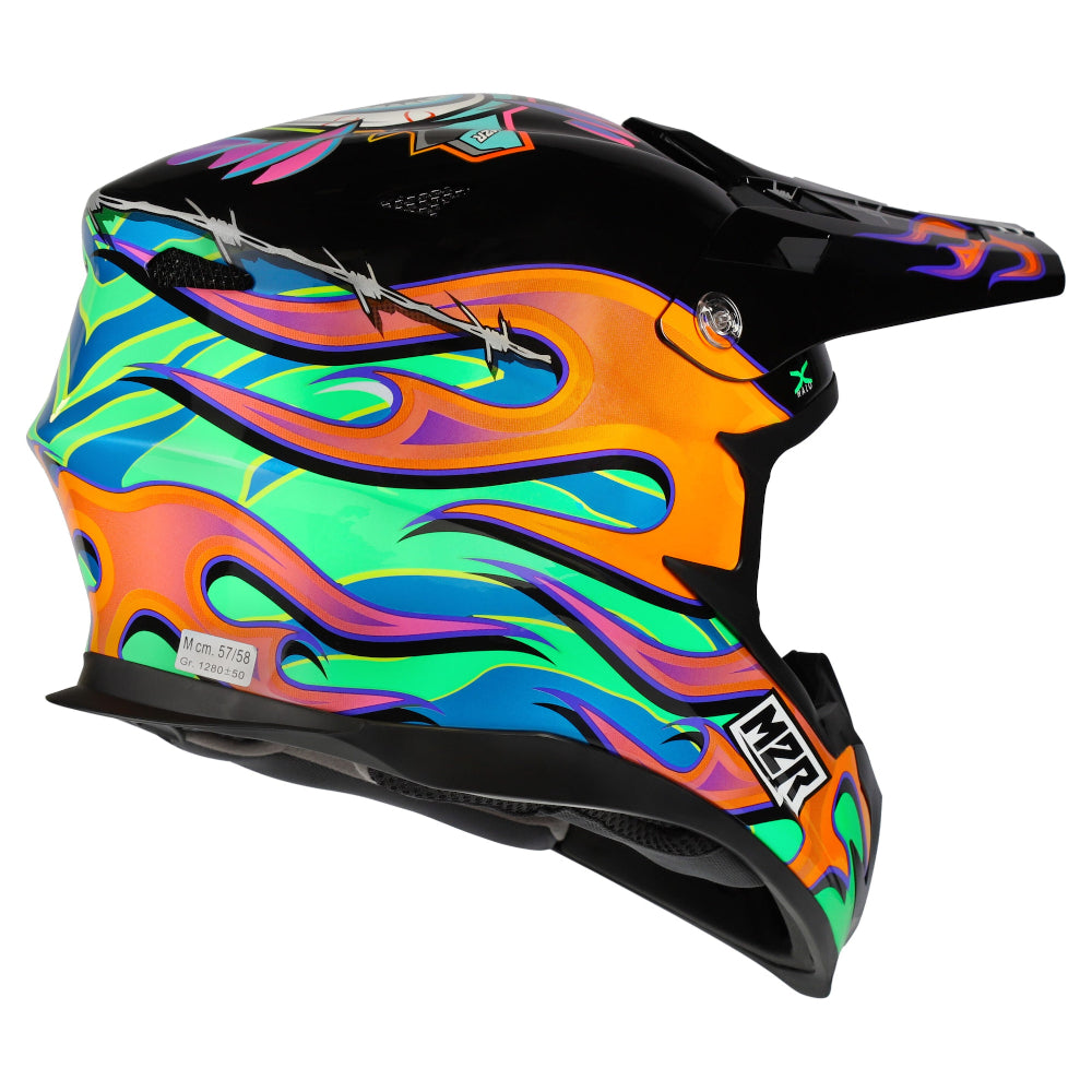 M2R X4.5 MX Motocross Off Road Motorcycle Helmet - TDUB INSIGHT - XS #1123825