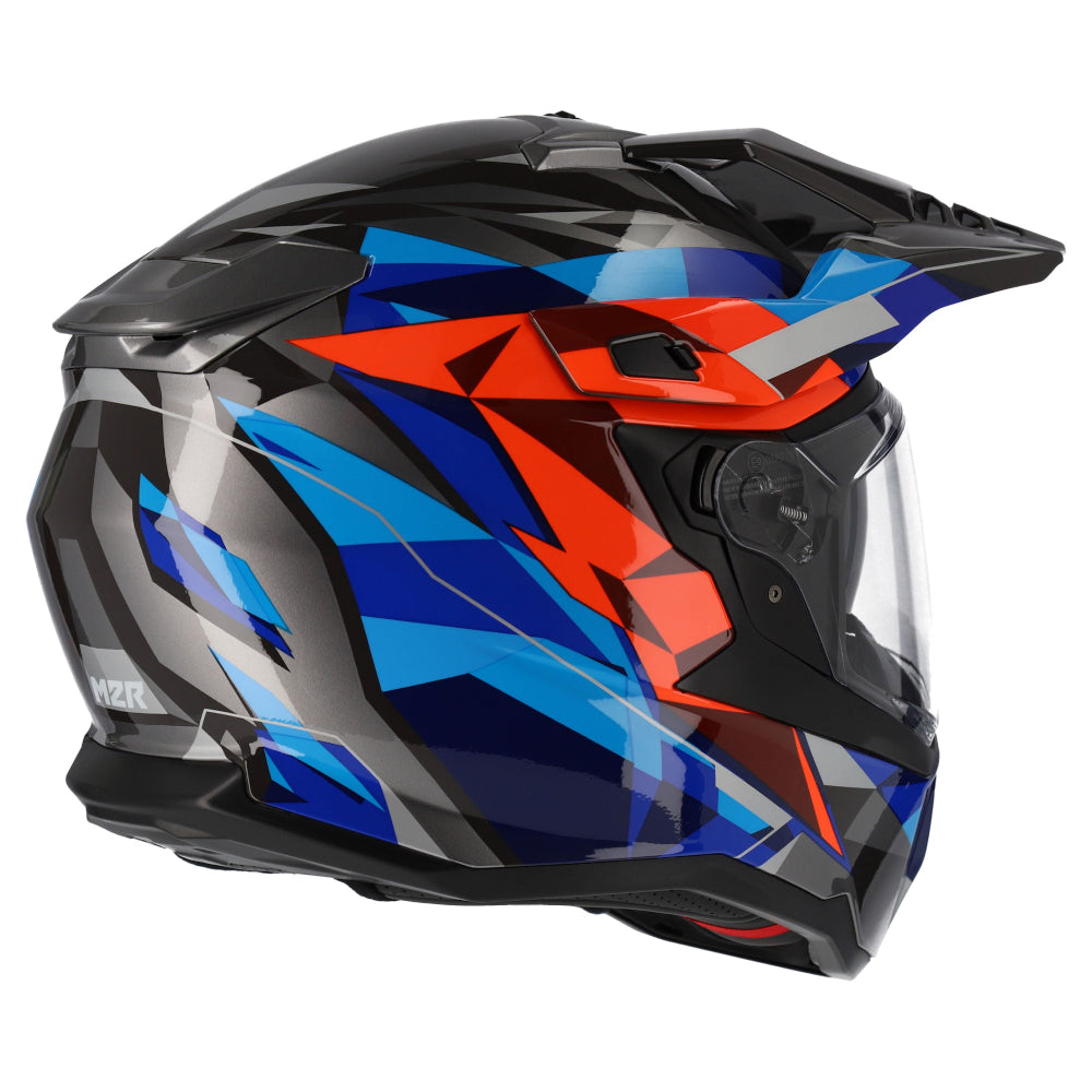 M2R Hybrid Adventure Helmet Dual Sport Touring - Poly PC-1 - XS #1124623