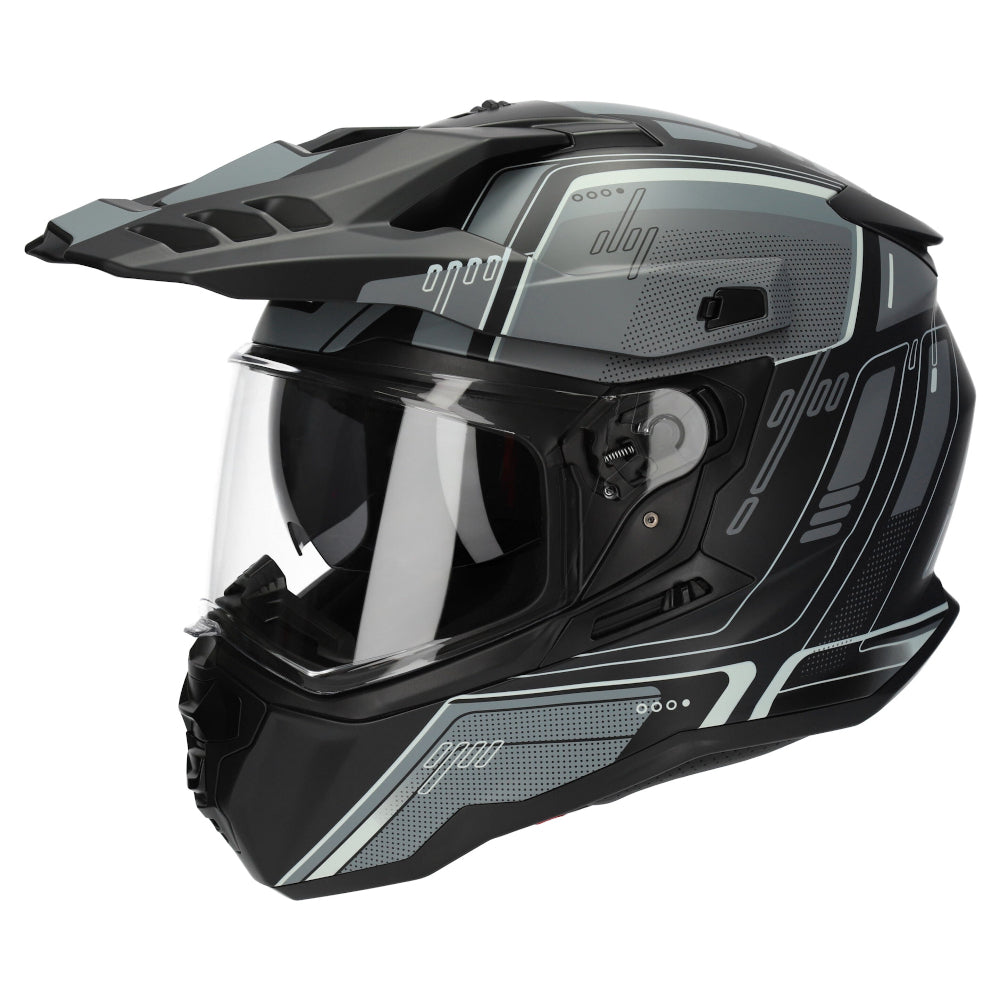M2R Hybrid Adventure Helmet Dual Sport Touring - Trooper PC-5F - XS #1124629