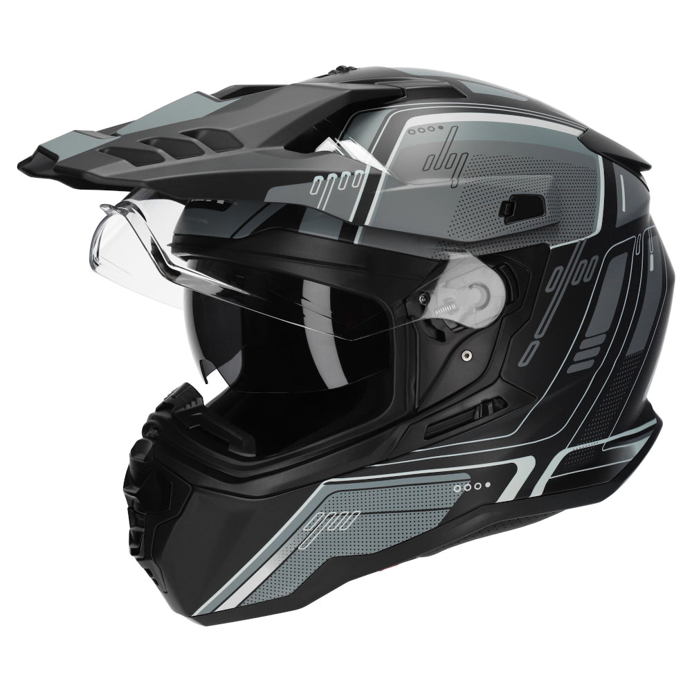 M2R Hybrid Adventure Helmet Dual Sport Touring - Trooper PC-5F - XS #1124629