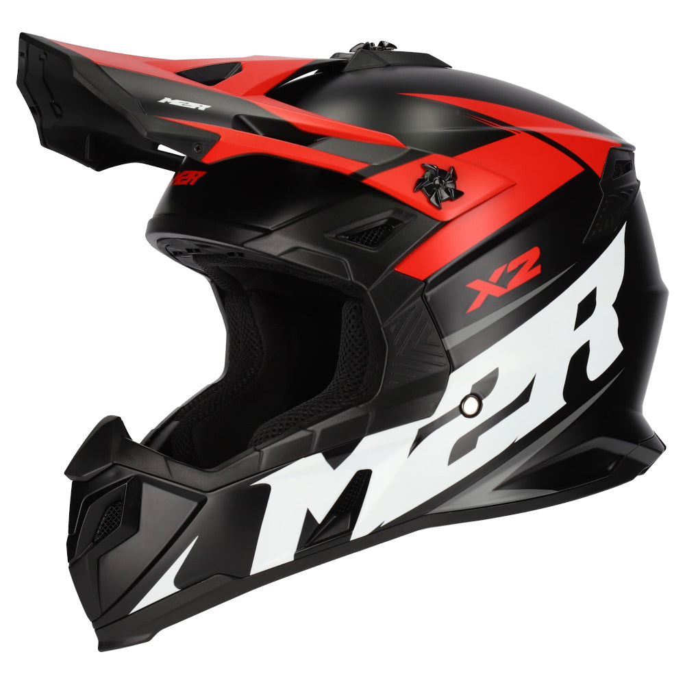 M2R X2 ECE 22.06 Certified Off-Road Race Helmet - Charger PC-1F - 2XL #1124874