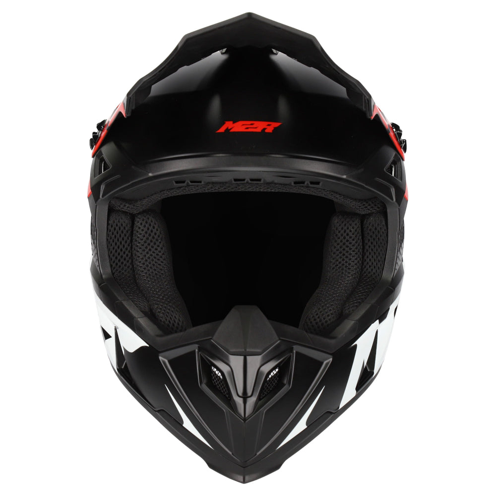 M2R X2 ECE 22.06 Certified Off-Road Race Helmet - Charger PC-1F - 2XL #1124874