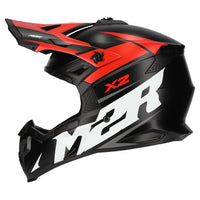 M2R X2 ECE 22.06 Certified Off-Road Race Helmet - Charger PC-1F - 2XL #1124874