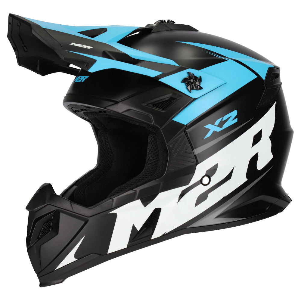 M2R X2 ECE 22.06 Certified Off-Road Race Helmet - Charger PC-2F - XS #1124875