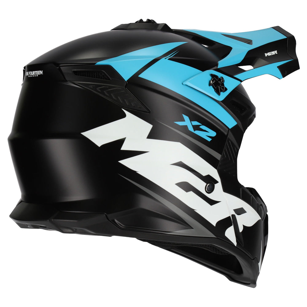 M2R X2 ECE 22.06 Certified Off-Road Race Helmet - Charger PC-2F - XS #1124875