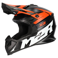 M2R X2 ECE 22.06 Certified Off-Road Race Helmet - Charger PC-8F - 2XL #1124896