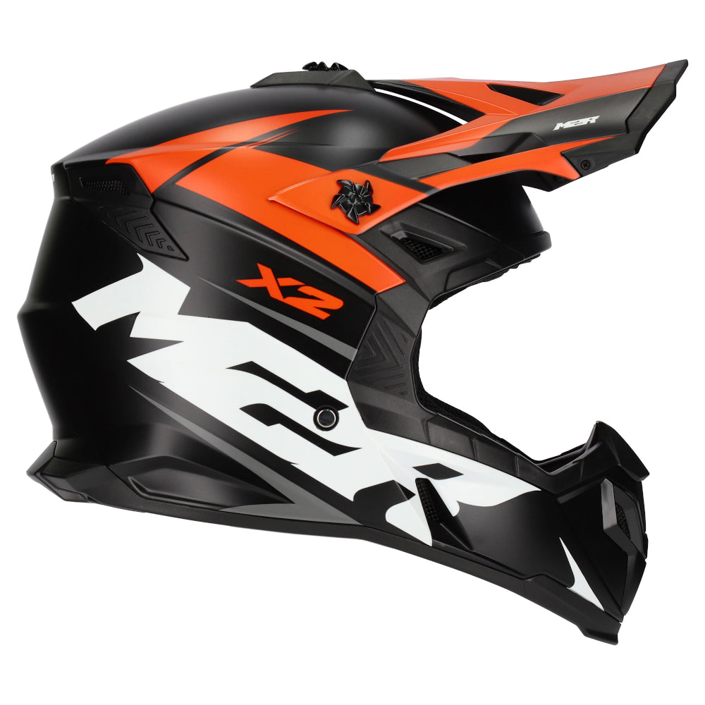 M2R X2 ECE 22.06 Certified Off-Road Race Helmet - Charger PC-8F - 2XL #1124896