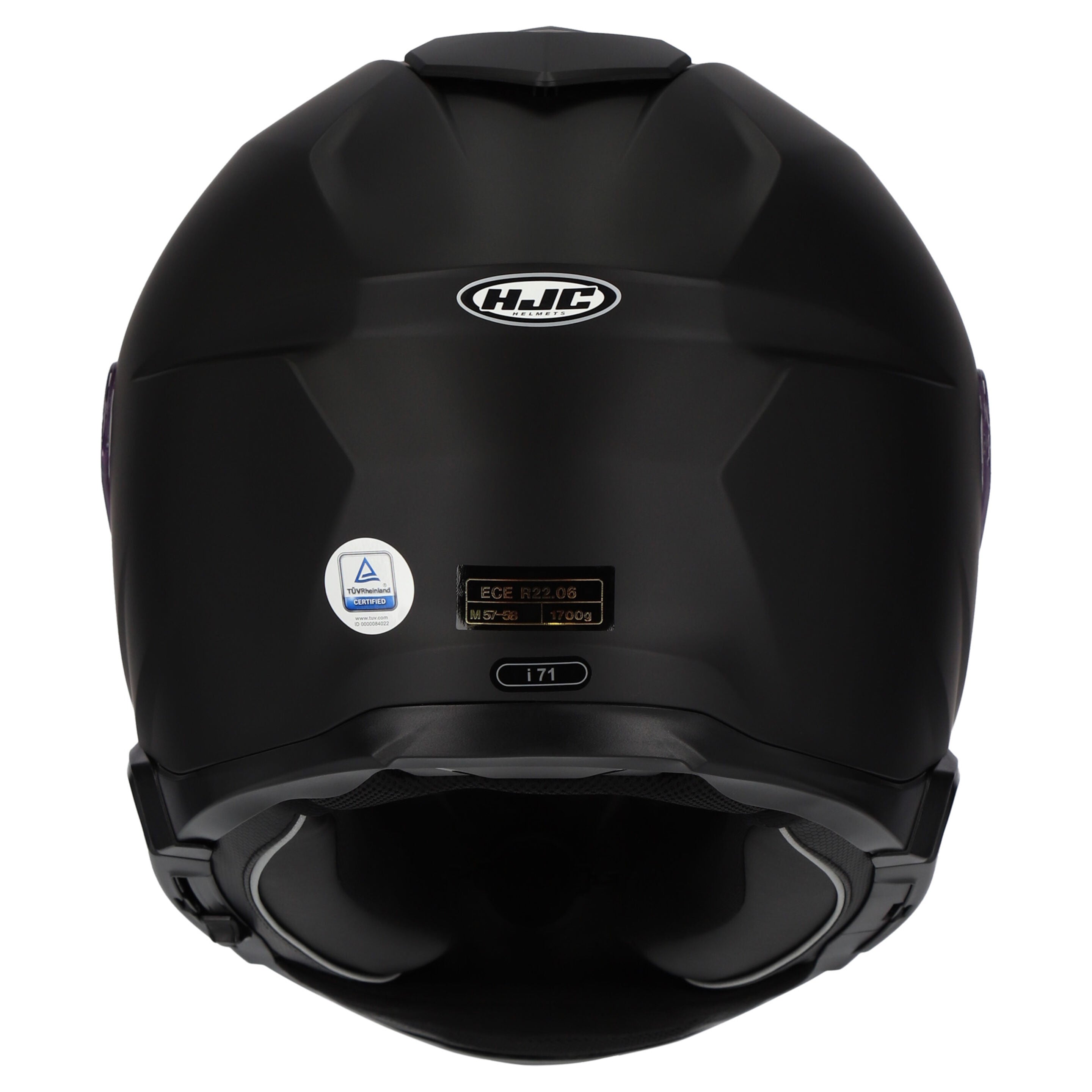 HJC I71 ECE 22.06 Certified Full Face Helmet - S.F BLACK - M #1125344