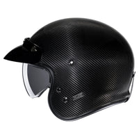 HJC V31 Carbon ECE 22.06 Certified Open Face Helmet - SOLID BLACK - 2XL #1125643