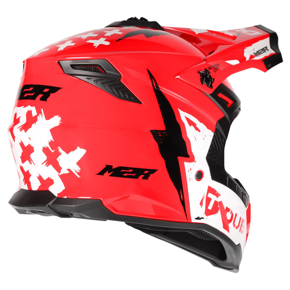 M2R X2 ECE 22.06 Certified Off-Road Race Helmet - TDUB PC-1 - XL #1126019