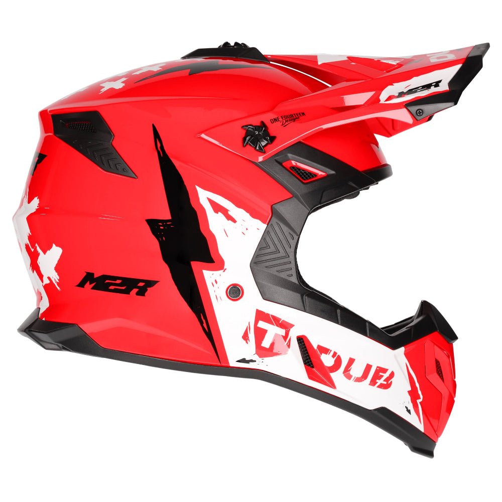 M2R X2 ECE 22.06 Certified Off-Road Race Helmet - TDUB PC-1 - XL #1126019