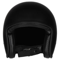 M2R Prime Open Face Motorcycle Helmet Low Slung Fit - Matt Black - XL #1126344