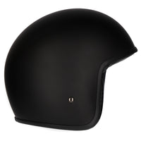 M2R Prime Open Face Motorcycle Helmet Low Slung Fit - Matt Black - XL #1126344