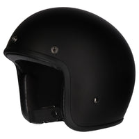 M2R Prime Open Face Motorcycle Helmet - Matt Black Studs - M #1126348
