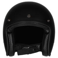 M2R Prime Open Face Motorcycle Helmet - Matt Black Studs - M #1126348
