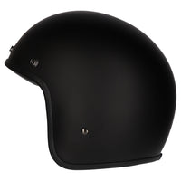 M2R Prime Open Face Motorcycle Helmet - Matt Black Studs - M #1126348