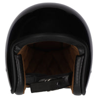 M2R Prime Open Face Motorcycle Helmet Retro Low Slung Fit - Black - XL #1126356