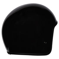 M2R Prime Open Face Motorcycle Helmet Retro Low Slung Fit - Black - XL #1126356