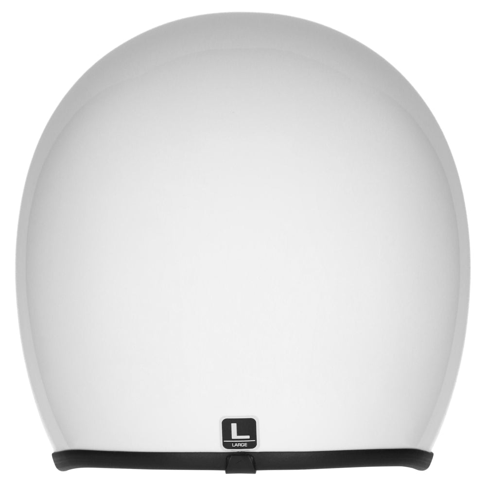 M2R Prime Open Face Motorcycle Helmet Low Slung Fit - White Studs - 2XL #1126363