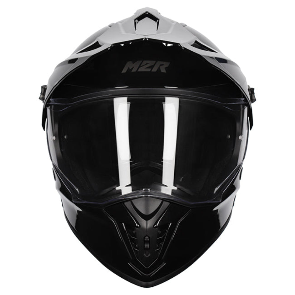 M2R Navigator Motorcycle Helmet ECE 22.06 Dual Sport - Black - S #1126697