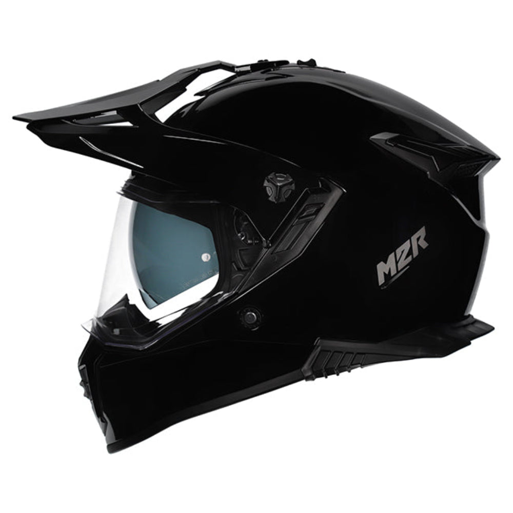 M2R Navigator Motorcycle Helmet ECE 22.06 Dual Sport - Black - S #1126697