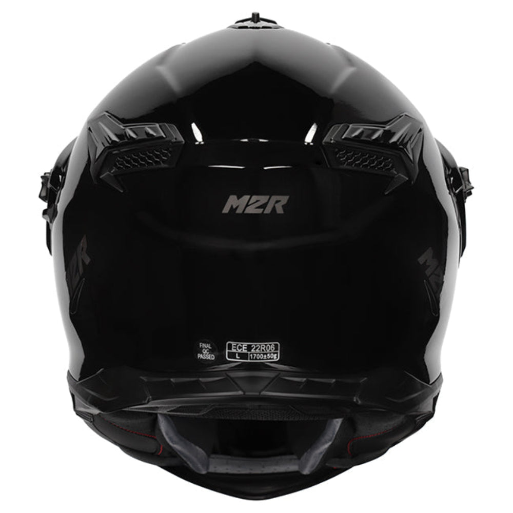 M2R Navigator Motorcycle Helmet ECE 22.06 Dual Sport - Black - S #1126697