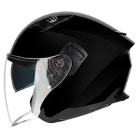 M2R Orbit ECE22.06 Certified Open Face Helmet - Black - XS #1126720