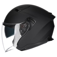 M2R Orbit ECE22.06 Certified Open Face Helmet - Matt Black - M #1126728