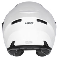 M2R Orbit ECE22.06 Certified Open Face Helmet - White - L #1126735