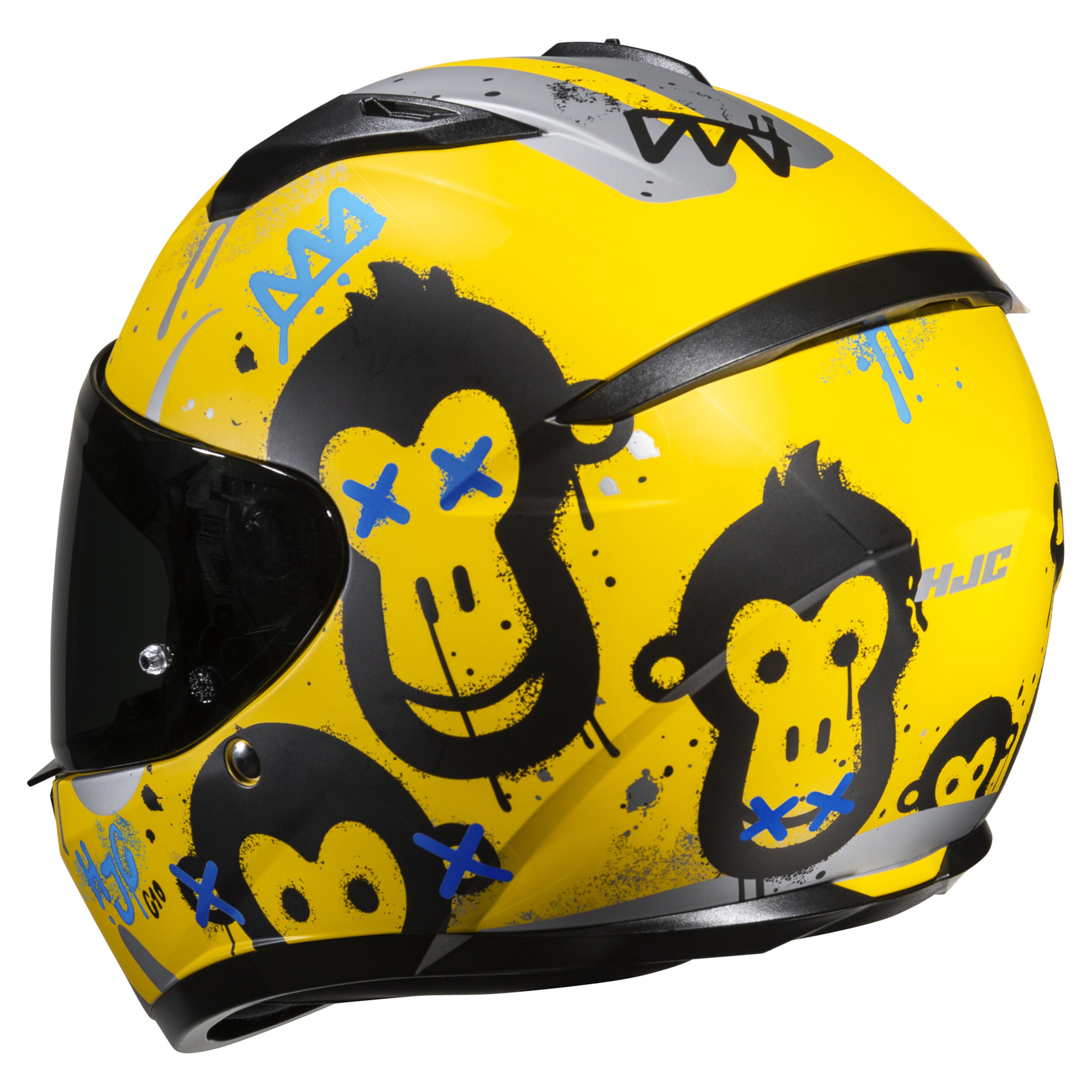 HJC C10 ECE 22.06 Full Face Helmet - GETI MC3SF - 2XS #1126870
