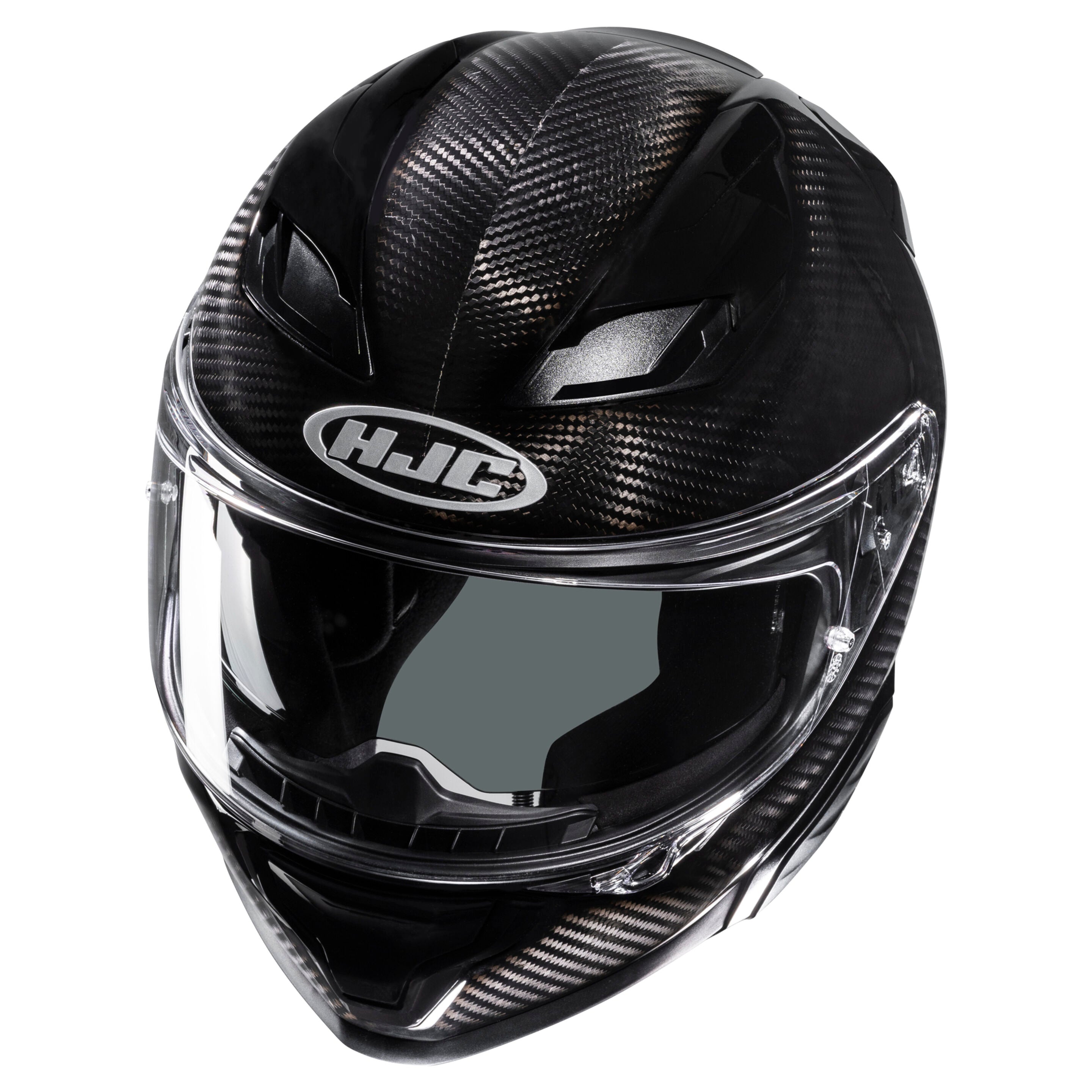 HJC F71 ECE 22.06 Certified Carbon Full Face Helmet - SOLID BLACK - M #1126992